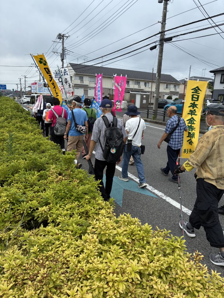 7月20日　国民平和大行進（成田・酒々井コース）